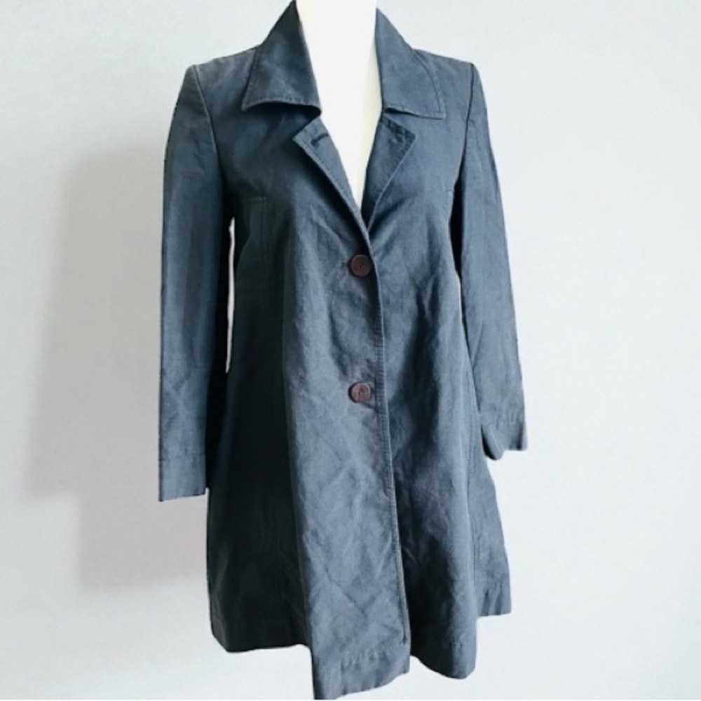 Stella McCartney Black Button Front Jacket - Picture 2 of 16